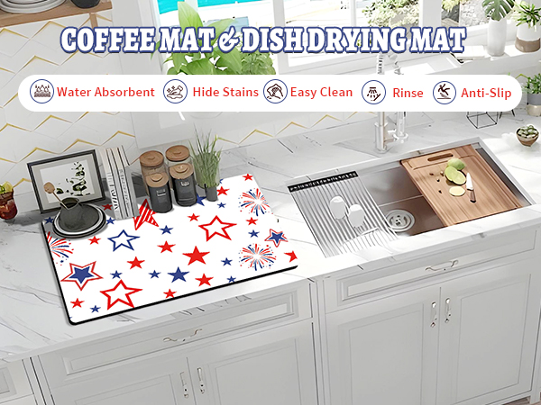 dish drying mat