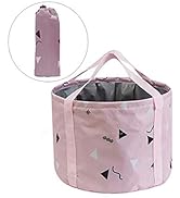 24L Collapsible Foot Soaking Bath Basin for Large Feet, Portable Foot Spa Soak Tub Foldable Water...