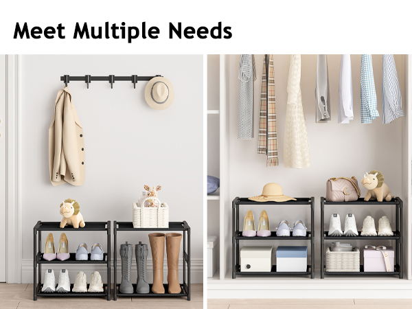3 tier shoe rack