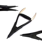 BOW 'OPENING' PLIERS REVERSE ACTION JUMP 'RING' AND PENDANT OPENING TOOL 6" (Black &amp; Gold) by G.S...