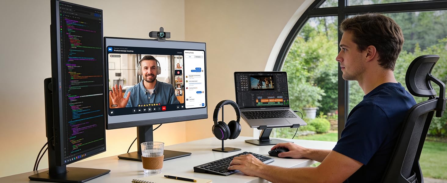 webcam with microphone for desktop