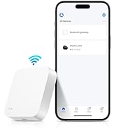 Veise BT03 Gateway, Compatible with Tuya APP and Smartlife APP, Gateway for Smart Door Lock to Re...