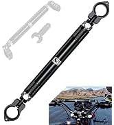 BRCOVAN Aluminum Alloy Cross Bar for Motorcycle, Length Adjustable Design Handlebar Extender Exte...
