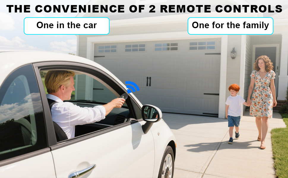 QSDIYRF Garage Door Opener Remote