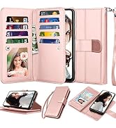 Njjex Wallet Case For Samsung Galaxy A10E, For 5.8" Galaxy A10e Case,[9 Card Slots] PU Leather Cr...