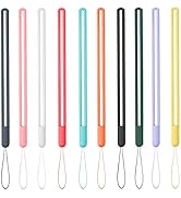 YOUOWO Wrist Lanyard 10 PCS phone wrist lanyard Straps Hand Lanyards small short Silicone Rubber ...