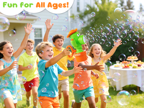 Cactus Bubble Machine for Kids