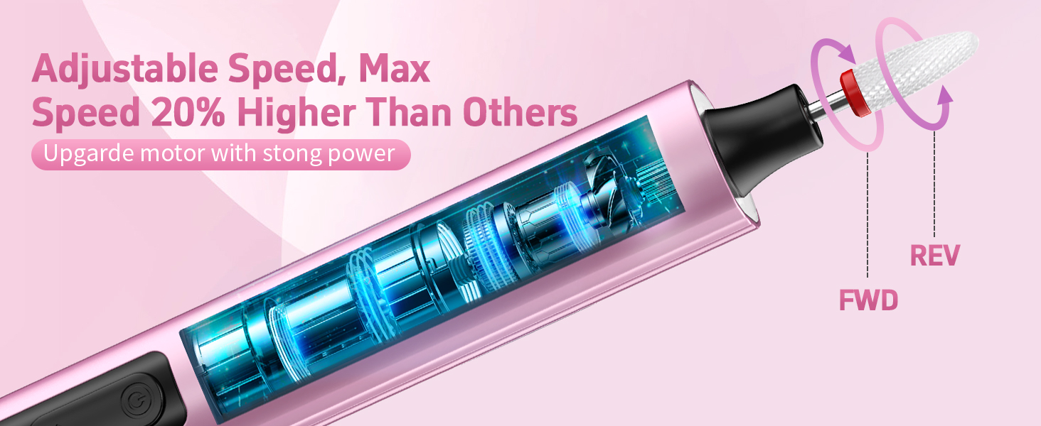 electric nail drill bits electric nail file kit UV nail lamp light nail tools for nail art kit 