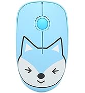 Diydeg Wireless Mouse, 2.4G 360° Connect 1500DPI Comfortable Shape Portable Ergonomic Computer Mo...