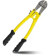 DOWELL14" Bolt Cutter, Small Mini Bolt Cutter for Wire with Soft Rubber Grip, Chrome Molybdenum S...