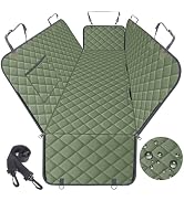 NECKORY Dog Car Seat Cover, Durable Dog Seat Cover for Back Seat, Waterproof Scratch Proof Nonsli...