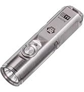 RovyVon A4 Pro Titanium Keychain Flashlight 650 Lumens USB C Rechargeable | 5 Illumination Modes,...