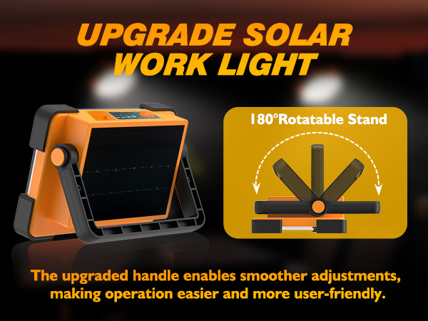 portable flood light with stand