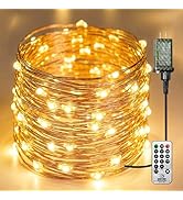 Fairdeer Plug-in Fairy Lights, 66 Ft 200 LED String Light with Remote, 8 Modes, Timer and Dimming...