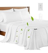 Organic Grounding Sheet 10% Silver for Bed Sleeping Therapy with Connection Cord,Grounding Sheets...