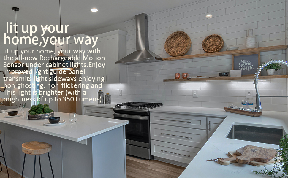 54-LED Motion Sensor Cabinet Light