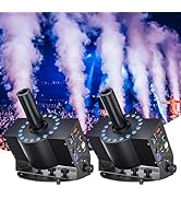CO2 Jet Machine 300W CO2 Cannon with RGB Lights, Professional DMX CO2 Blaster Jet Air Column, LED...