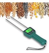 Portable Hay Tester, Hay Bale Tester with Probe for Sesame Wheat Corn Soybean Rice Barley Sorghum...