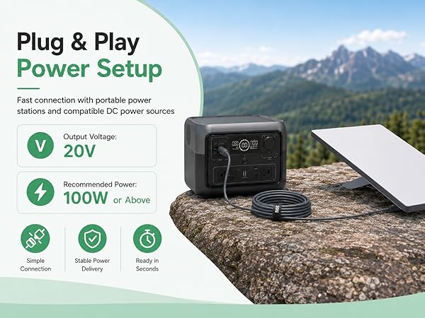 Starlink Mini Cable, Waterproof Starlink Mini DC Cable, 5521 DC Power Cord