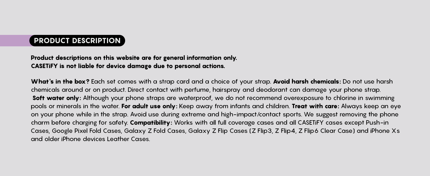 CASETiFY 6mm Rope Cross Body Strap with Card