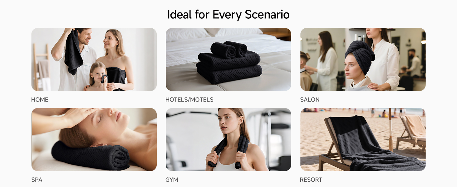 spa bath towels