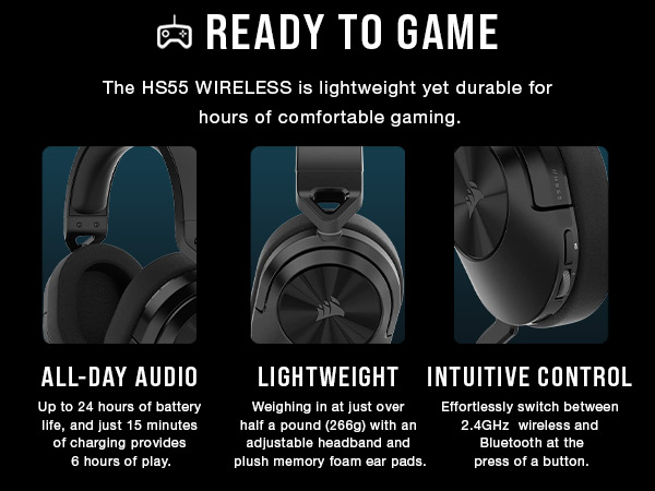 Bluetooth headset, Wireless gaming headset, wireless headset, gaming headset