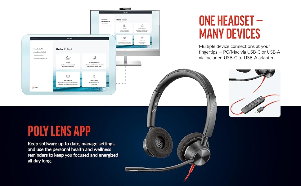 Blackwire 3320 USB-C Teams