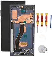 Screen Replacement for Samsung Galaxy Note 10 Plus, Replacement Screen with Frame, OLED Screen Di...