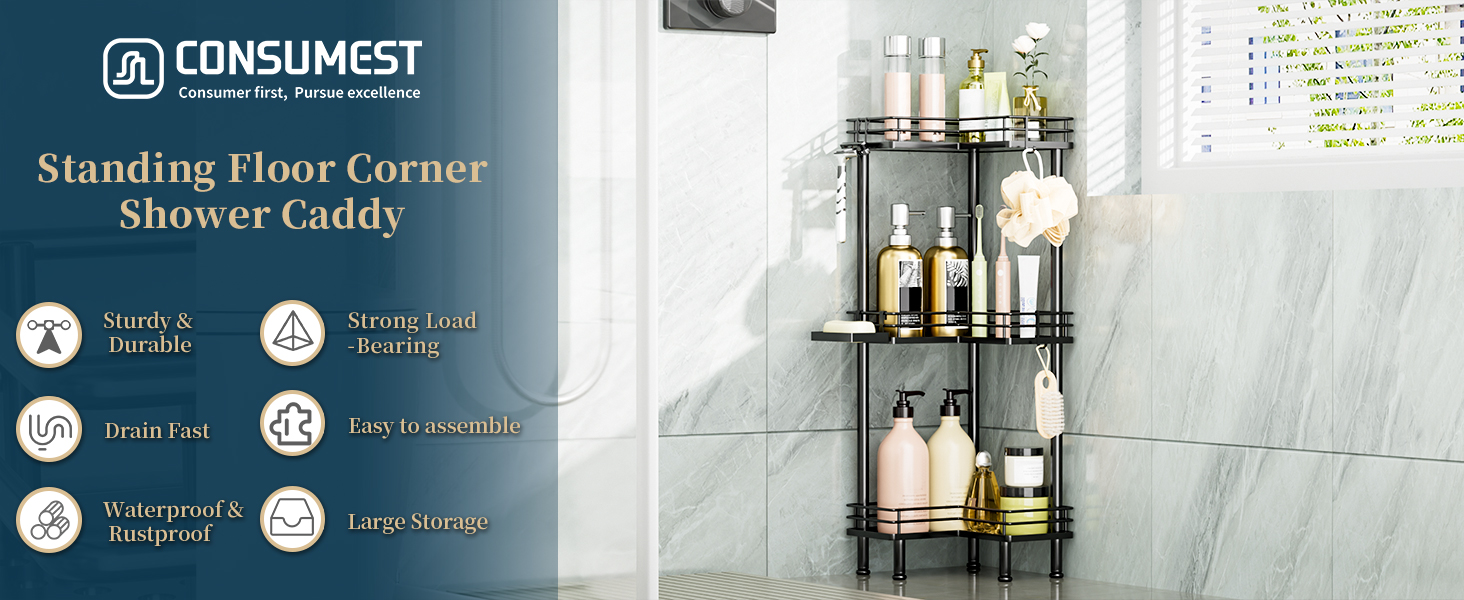 Corner Shower Caddy Standing Shower Organizer Corner Shower Corner Shelf