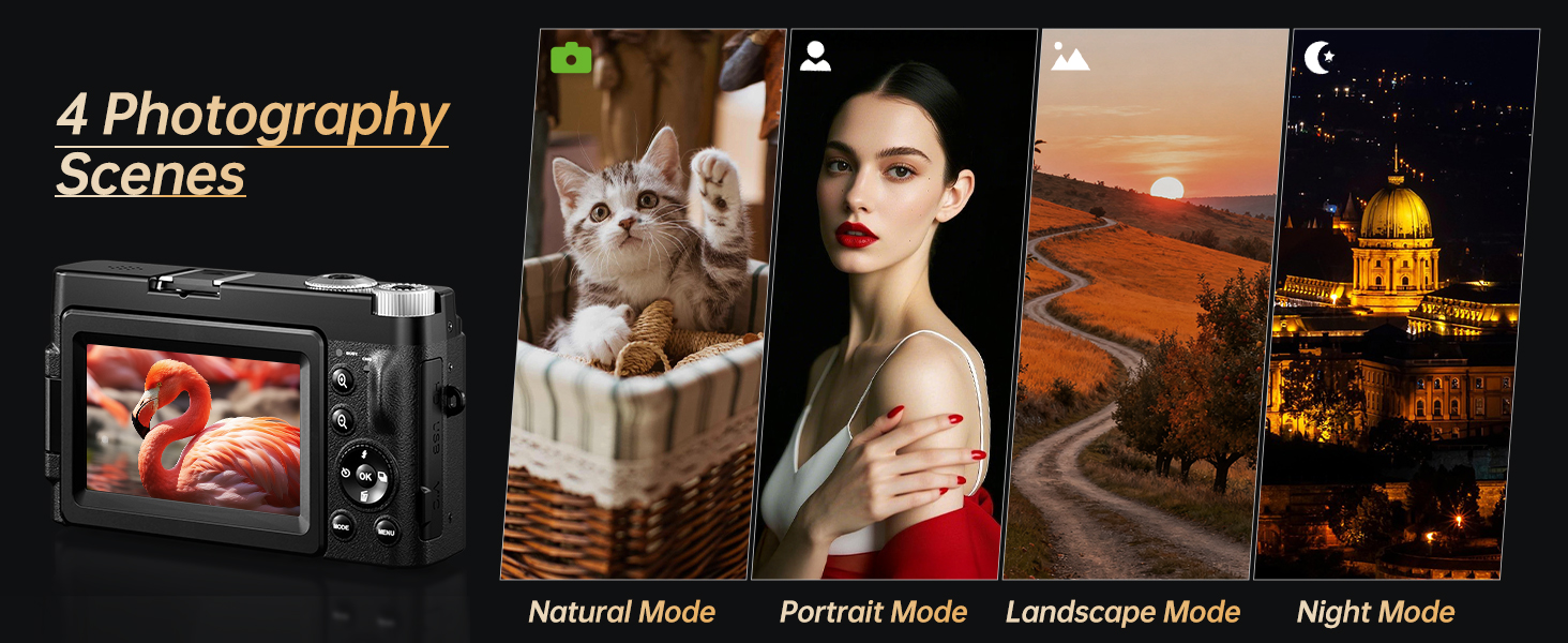 4 photography scenes