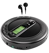 Coby Portable CD Player with Skip Protection- Lightweight and Shockproof Music Disc Player with F...