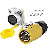 2 Pin Waterproof Connectors, Waterproof Electrical Connectors, M20 Power Connectors,2 PIN Aviatio...