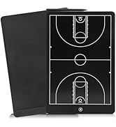 TRTYEF Basketball Coaching Board, 16" LCD Screen Tactical Marker Board with Pen, Clipboard Traini...
