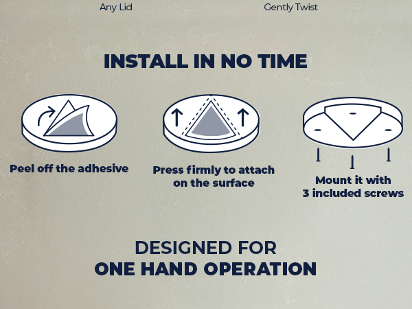 Under Cabinet Jar Opener