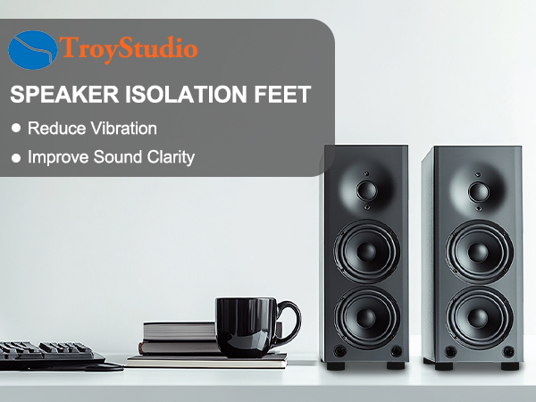 speaker isolation feet