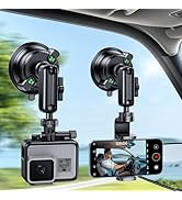 xuenair Suction Car Phone Mount Windshield,Ultra-Stable 360 Rotatable Car Phone Holder for Video ...