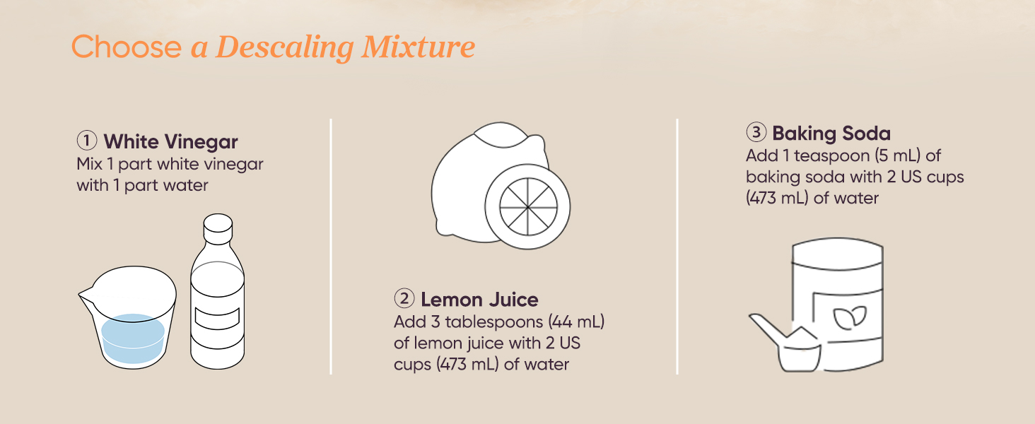 Choose a Descalling Mixture