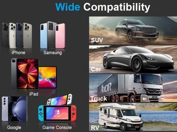 cigarette lighter usb adapter