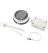CDZHLTG Electronic Safe Lock Replacement Chrome Keypad Gun Safe Lock with Solenoid Lock, Fits Saf...