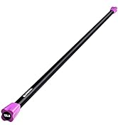 LIONSCOOL Workout Weighted Bar,Padded Exercise Weight Bar, Solid Steel Stretching Weighted bar Se...