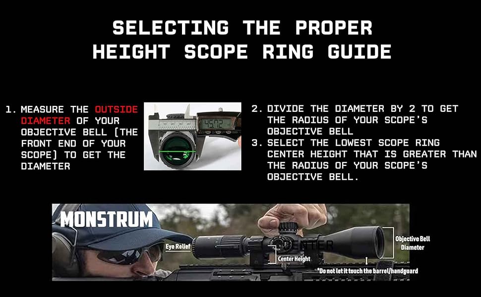 Scope Ring Height Guide