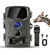 ArzzuNiu Trail Camera Night-Vision Motion Activated - 4K 32MP Game Camera 0.2s Trigger Time Motio...