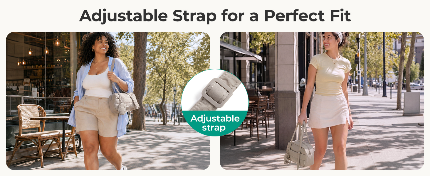 soft purse with adjustable strap
