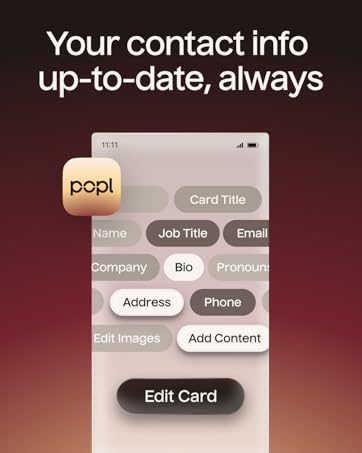 Your contact info up-to-date, always