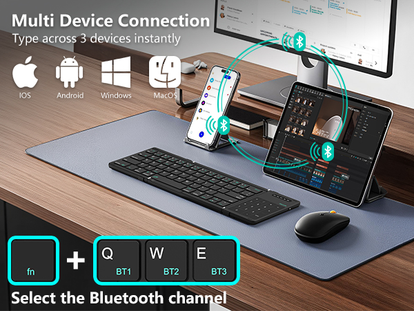 Nillkin folding Bluetooth keyboard