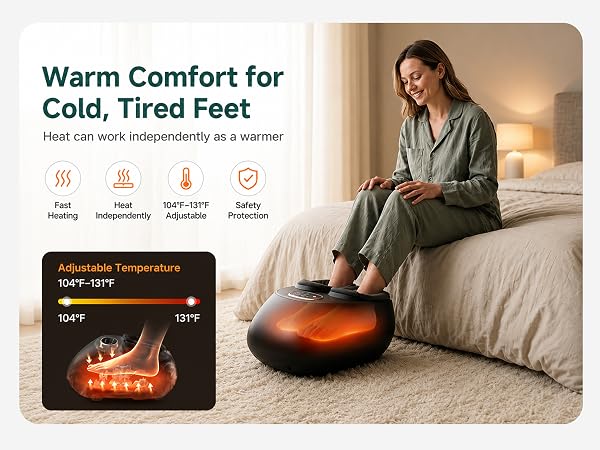 Shiatsu Foot Massager with Heat