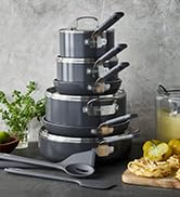 GreenPan Nova 10-Piece Cookware Pots and Pans Set, Oprah’s Favorite Things 2024, PFAS-Free Cerami...