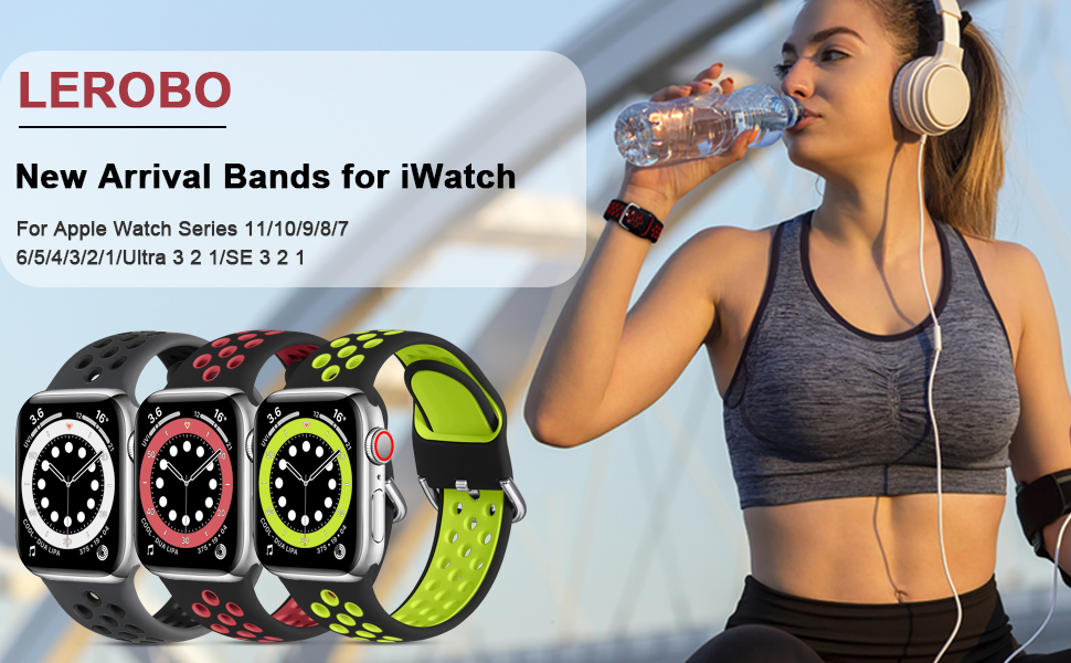 Lerobo bands for apple watch bands 44mm 42mm 40mm 38mm