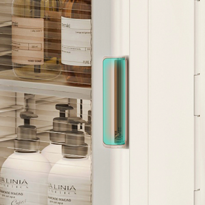 narrow shelf for small space