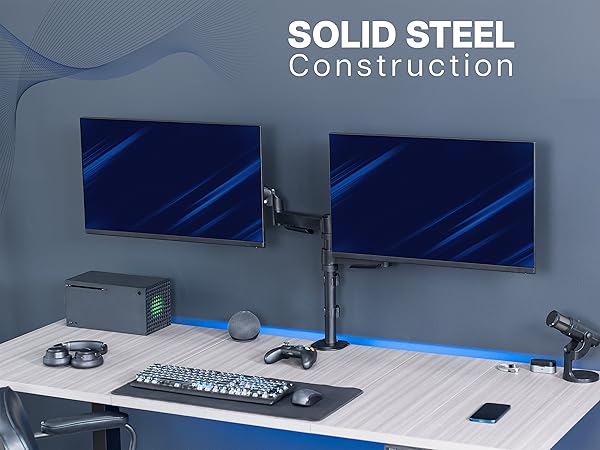 dual pneumatic arm mount